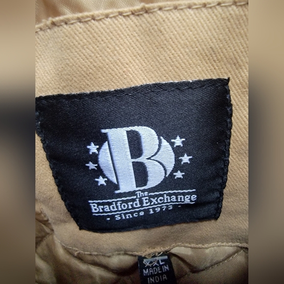 The Bradford Exchange Men's US Army Fleece Lined Zip Up Jacket Plus Size XXL - Picture 3 of 3